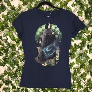 Navy harry potter professor snape T-shirt